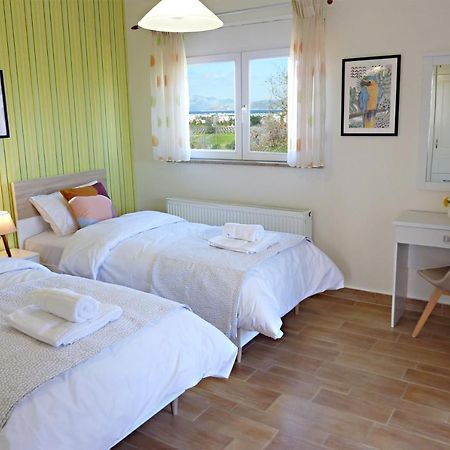 Panoramic Sea View Villa 4 Min To Beach Τιγκάκι Εξωτερικό φωτογραφία
