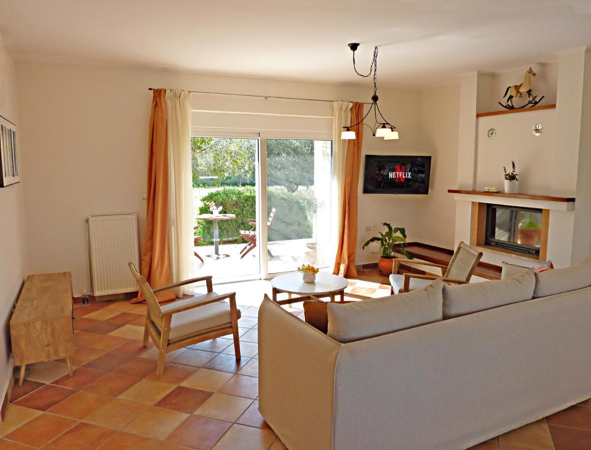 Panoramic Sea View Villa 4 Min To Beach Τιγκάκι Εξωτερικό φωτογραφία