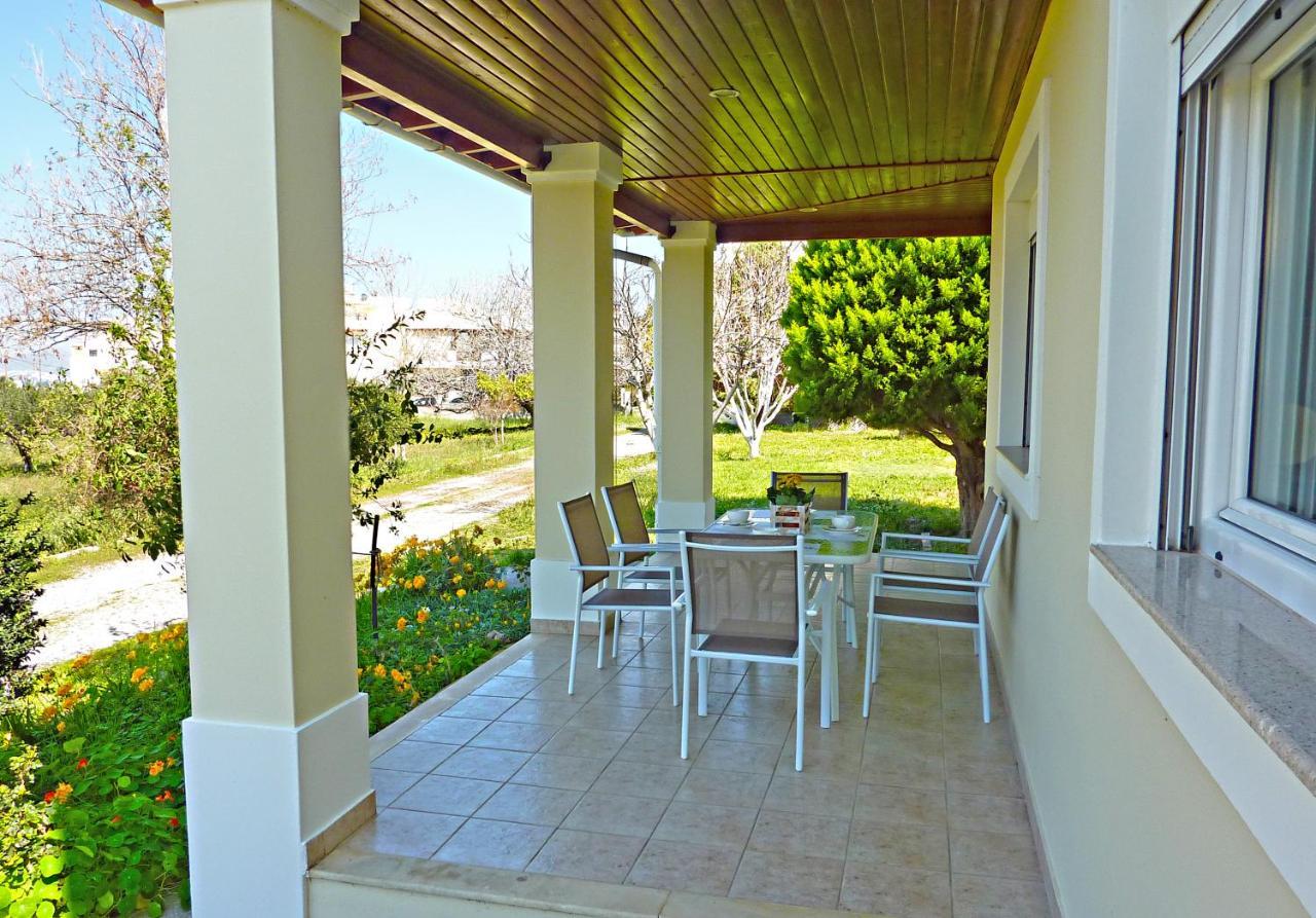 Panoramic Sea View Villa 4 Min To Beach Τιγκάκι Εξωτερικό φωτογραφία
